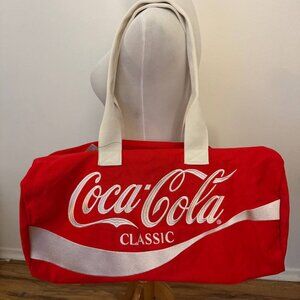 Brand New Limited Edition Vintage Forever 21 Coca-Cola Duffel Duffle Bag